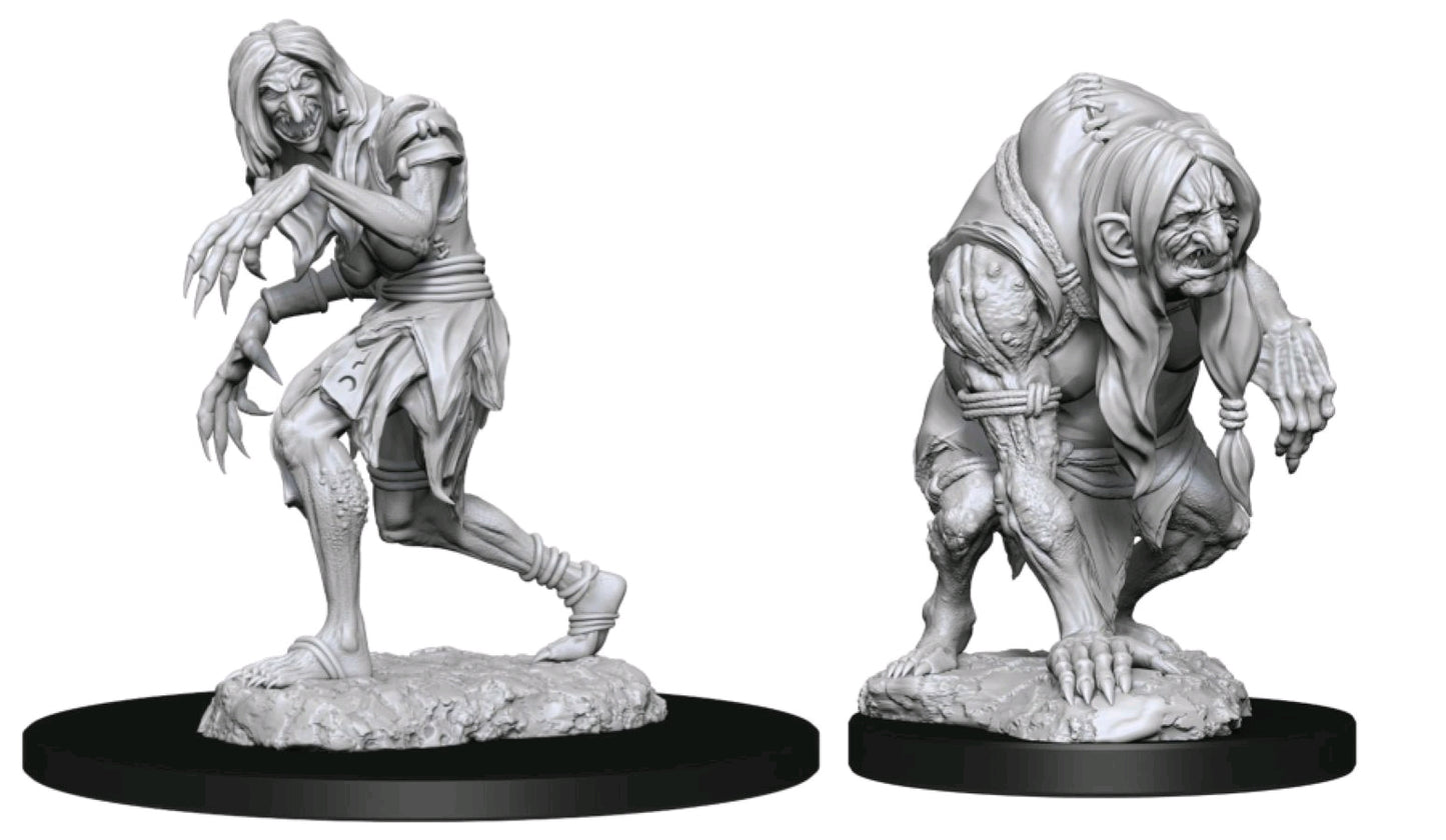 Pathfinder - Deep Cuts Unpainted Miniatures: Annis Hag & Green Hag