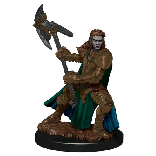 Dungeons & Dragons - Premium Half-Orc Fighter Female Miniature