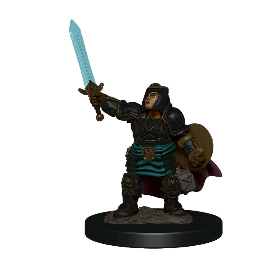 Dungeons & Dragons - Premium Dwarf Paladin Female Miniature