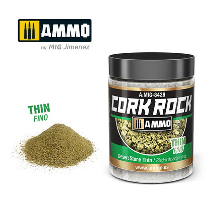 Ammo by MIG - Dioramas - Terraform Cork Rock - Desert Stone Thin 100ml