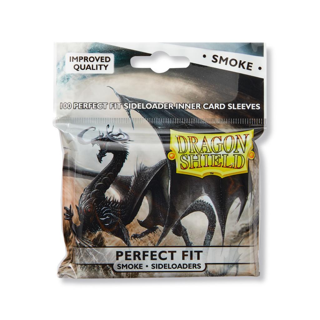 Sleeves – Dragon Shield Perfect Fit SIDELOADER 100/pack Smoke