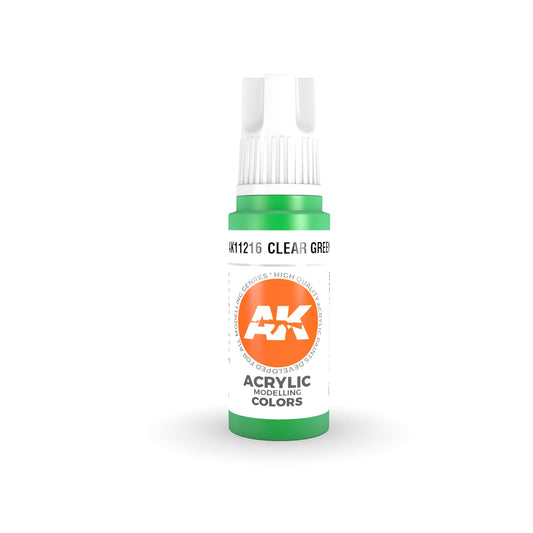 AK Interactve 3Gen Acrylics - Clear Green 17ml