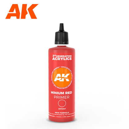 AK Interactive 3Gen Primers - Minimum red surface Primer 100ML