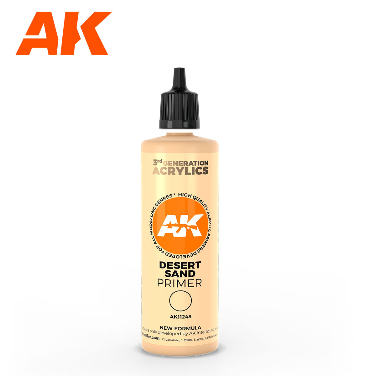 AK Interactive 3Gen Primers - Desert sand surface Primer 100ML