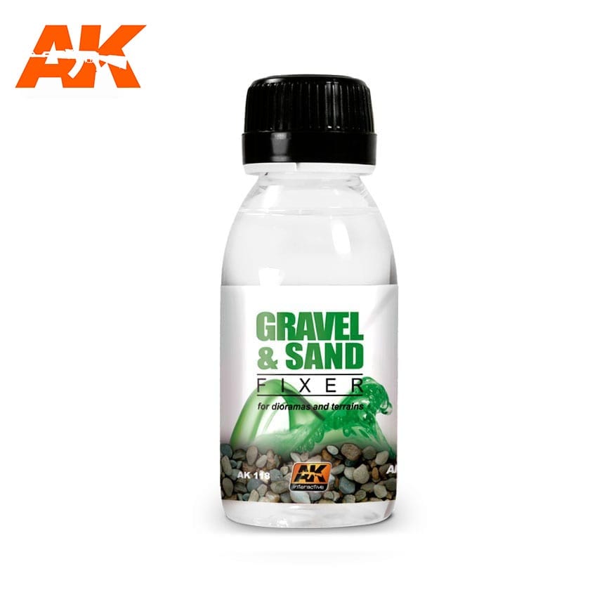 AK Interactive Auxiliaries - Gravel & Sand Fixer