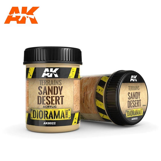 AK Interactive Dioramas - Terrains Sandy Desert 250ml