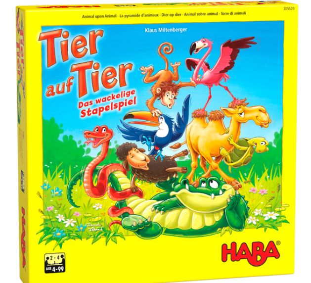 Animal Upon Animal - Tier auf Tier Das wackelige Stapelspiel - Ozzie Collectables