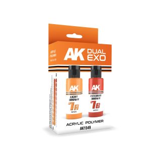 AK Interactive - Light Brown & Asteroid Brown Dual Exo Set