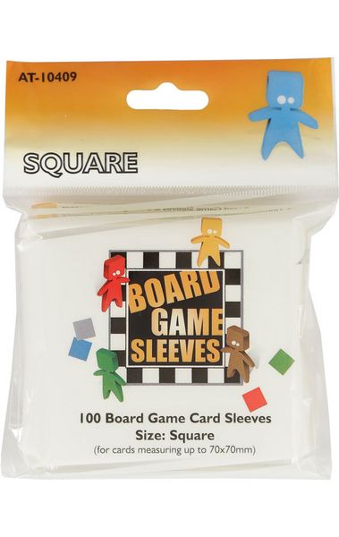 Sleeves Dragon Shield Board Game Clear Square (69x69mm) - Ozzie Collectables