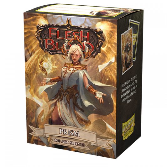 Sleeves - Dragon Shield - Box 100 - Matte Art - Flesh and Blood Prism