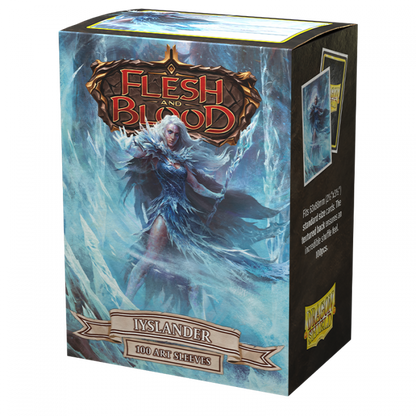 Sleeves - Dragon Shield - Box 100 - Matte Art - Flesh and Blood Uprising Iyslander