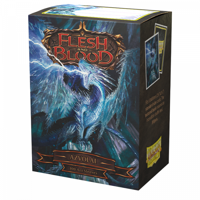 Sleeves - Dragon Shield - Box 100 - Matte Art - Flesh and Blood Azvolai