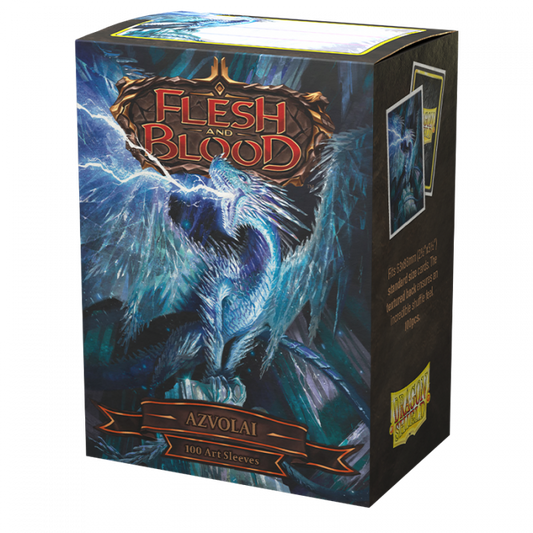 Sleeves - Dragon Shield - Box 100 - Matte Art - Flesh and Blood Azvolai