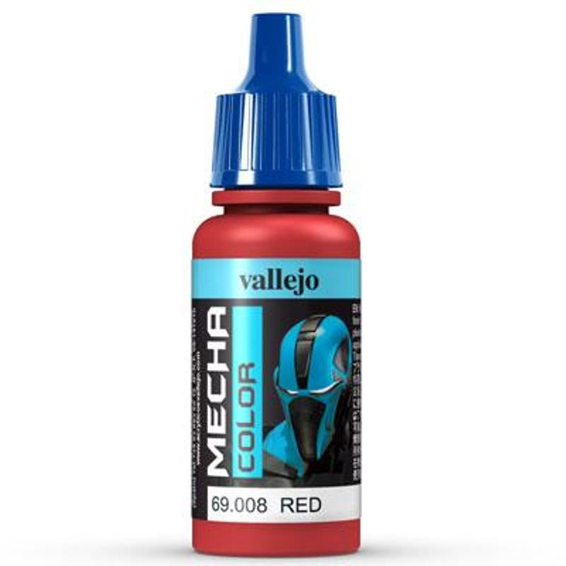 Vallejo Mecha Colour Red 17ml Acrylic Paint - Ozzie Collectables