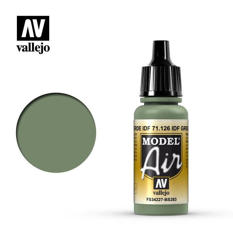 Vallejo Model Air - IDF Green 17 ml