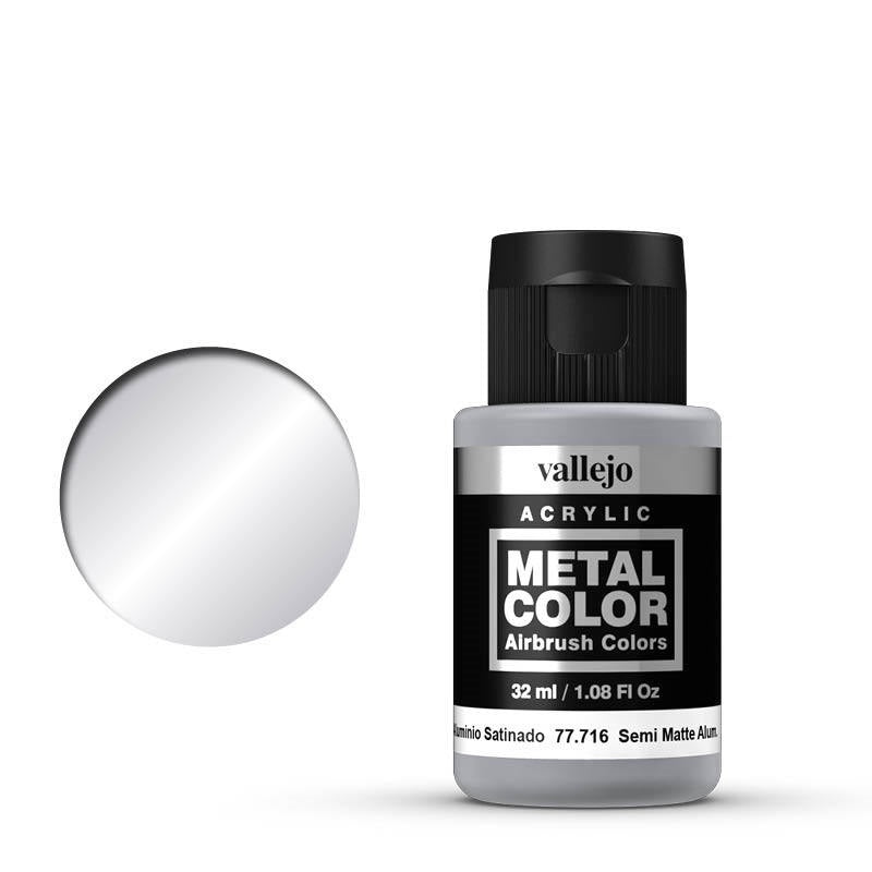 Vallejo Metal Colour Semi Matte Aluminium 32ml