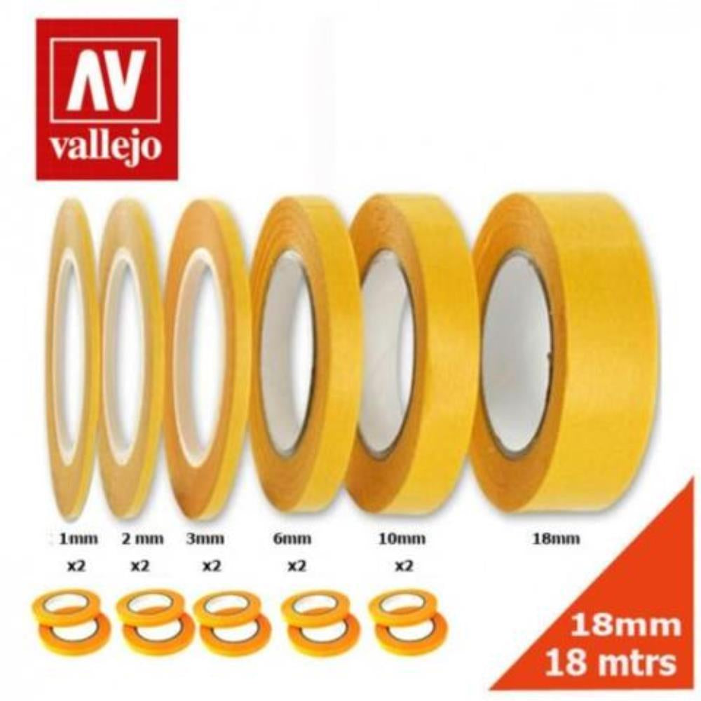 Vallejo Tools Precision Masking Tape 3mmx18m - Twin Pack - Ozzie Collectables