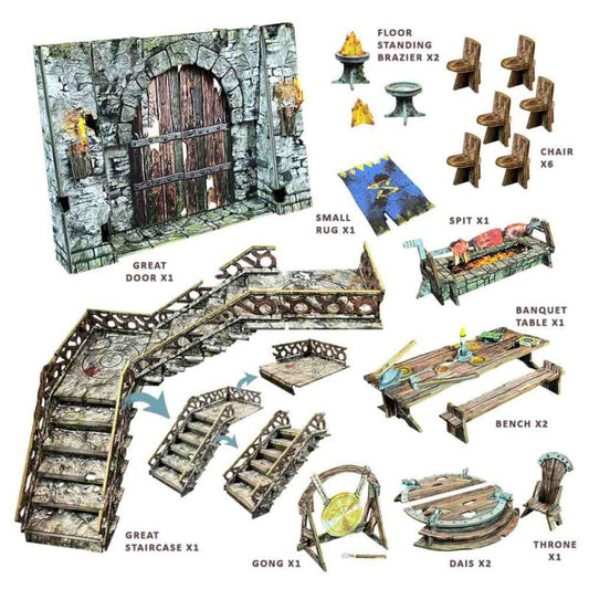 Battle Systems - Fantasy Dungeon - Great Hall of Khaarastad