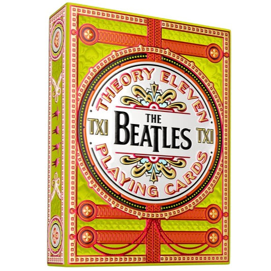 Theory 11 - The Beatles Green Playing Cards