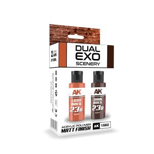 AK Interactive - Light Brick & Dark Brick Dual Exo Set