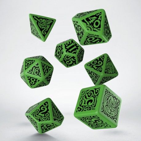 Q Workshop Call Of Cthulhu The Outer Gods Cthulhu Dice Set 7