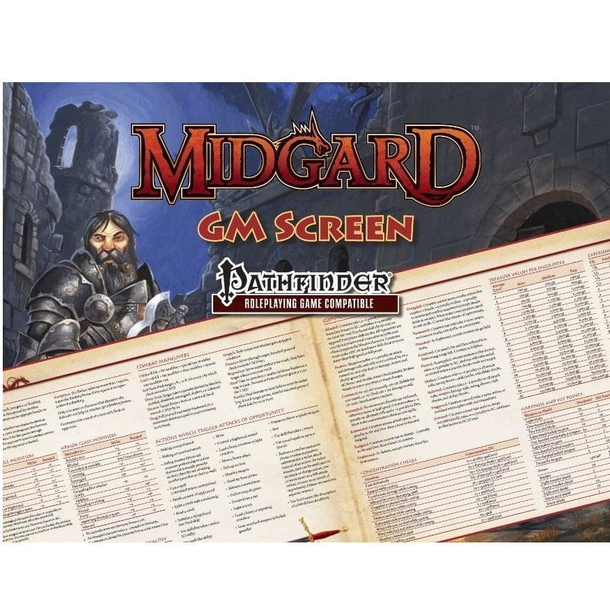 Kobold Press - Midgard DM Screen for for Pathfinder RPG