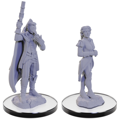 Critical Role Unpainted Miniatures Percival & Cassandra de Rolo