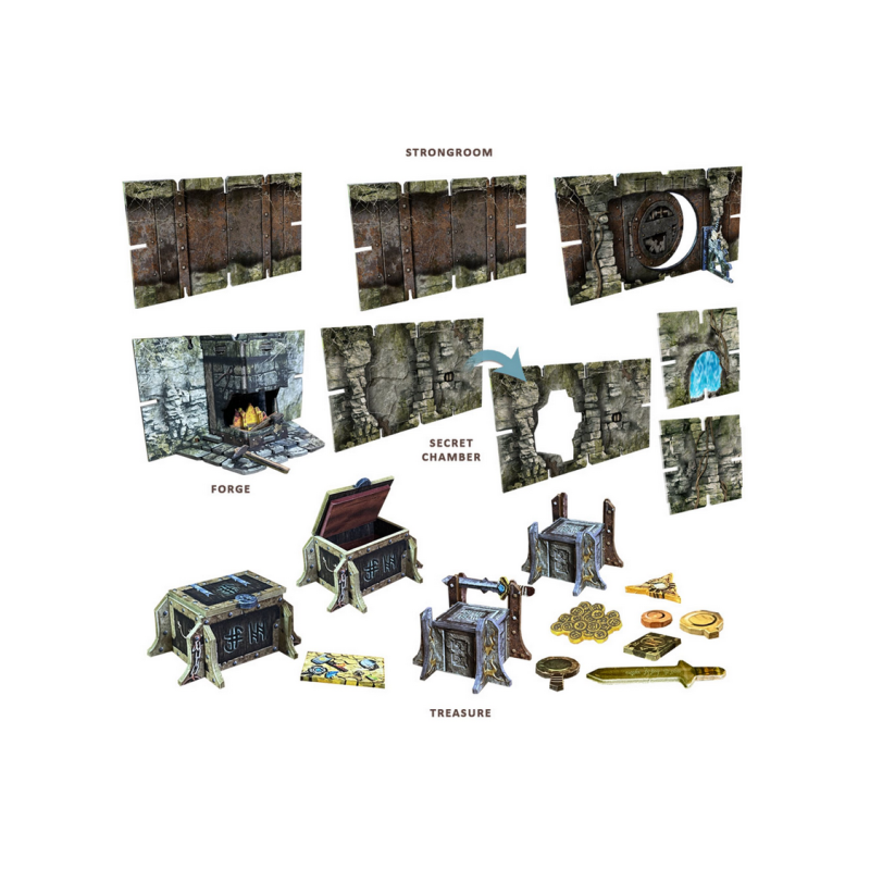 Battle Systems - Fantasy Dungeon - Crypts and Caverns Dungeon Upgrade Pack