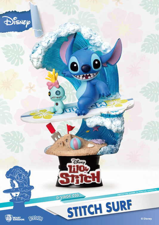 Beast Kingdom D Stage Lilo and Stitch Stitch Surf