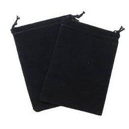 Dice Bag Suedecloth Small Black