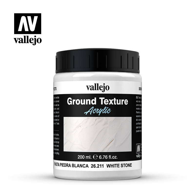 Vallejo Diorama Effects White Stone Paste 200ml