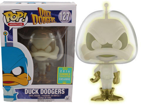 Duck Dodgers - White Gamma Duck SDCC 2016 Summer Convention Exclusive Animation POP! Vinyl Figure - Ozzie Collectables