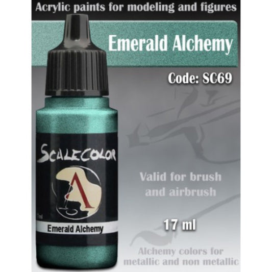 Scale 75 Scale Colour Metal N Alchemy Emerald Alchemy 17ml