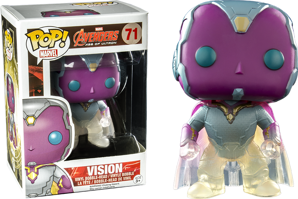 Vision (Faded) - Avengers Age Of Ultron Marvel Pop! Vinyl #71 - Ozzie Collectables