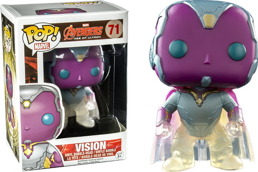 Vision (Faded) - Avengers Age Of Ultron Marvel Pop! Vinyl #71 - Ozzie Collectables