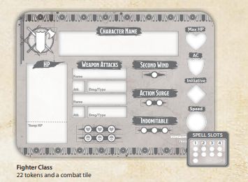 D&D Class Token Set Fighter - Ozzie Collectables