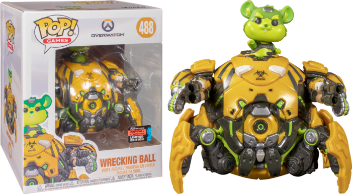 Overwatch - Biohazard Wrecking Ball 6” 2019 NYCC Exclusive Pop! Vinyl #488