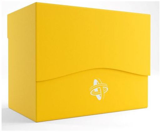 Gamegenic Side Holder Holds 80 Sleeves Deck Box Yellow