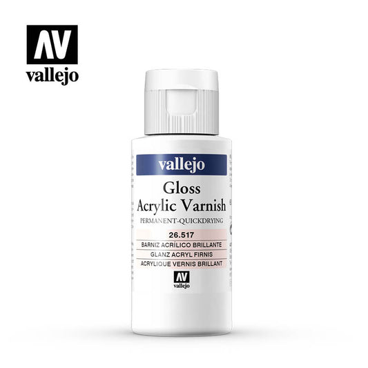 Vallejo Permanent Gloss Varnish 60ml - Ozzie Collectables