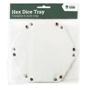 LPG Hex Dice Tray 6" White