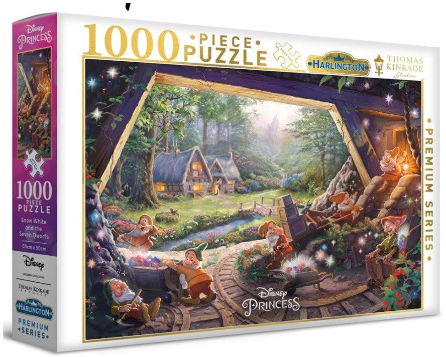 Harlington Thomas Kinkade PQ Disney Snow White and the Seven Dwarfs 1000 pieces