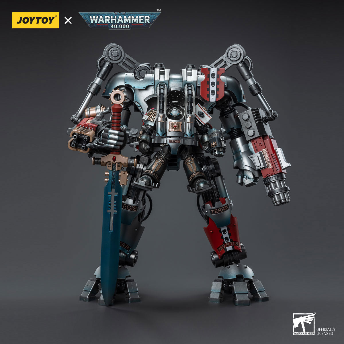 Warhammer Collectibles: 1/18 Scale Grey Knights Nemesis Dreadknight （Including action figures）