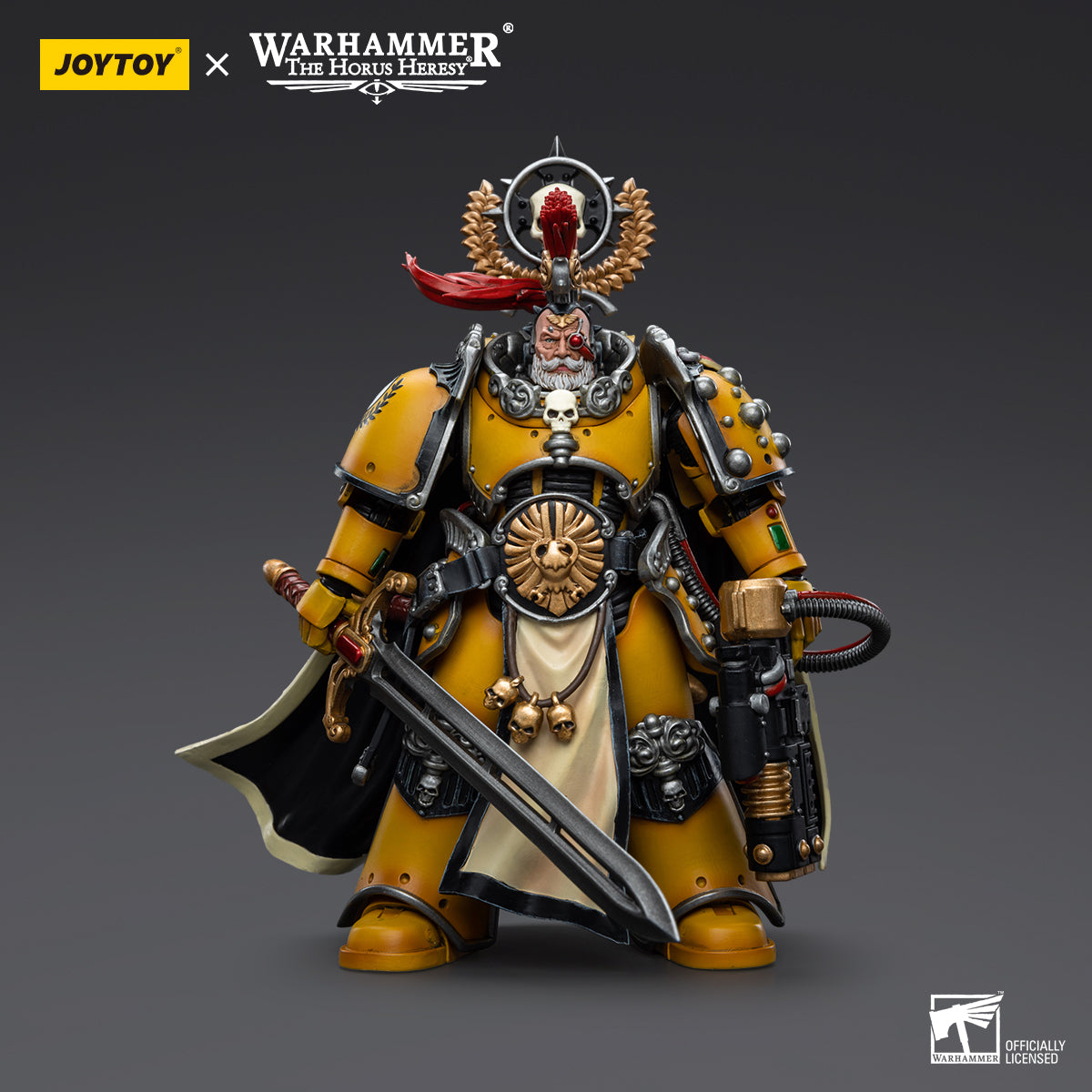 Warhammer Collectibles: 1/18 Scale Imperial Fists Legion Praetor with Power Sword