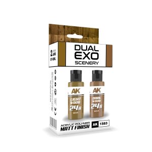 AK Interactive - Light Wood & Dark Wood Dual Exo Set