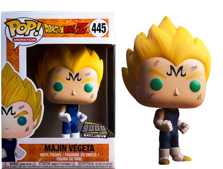 Dragon Ball Z - Majin Vegeta Over9000.com Exclusive Stickered Pop! Vinyl - Ozzie Collectables