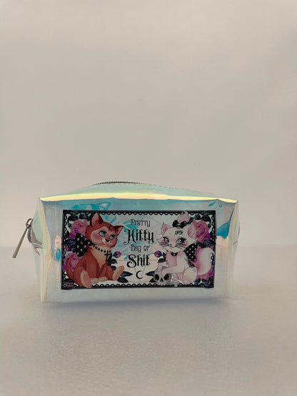 Disney - Pretty Kitties Rose Demon Holographic Makeup Pouch