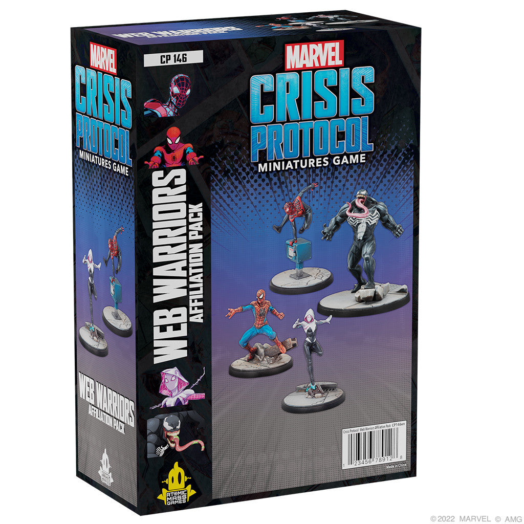 Marvel Crisis Protocol Web Warriors Affiliation Pack