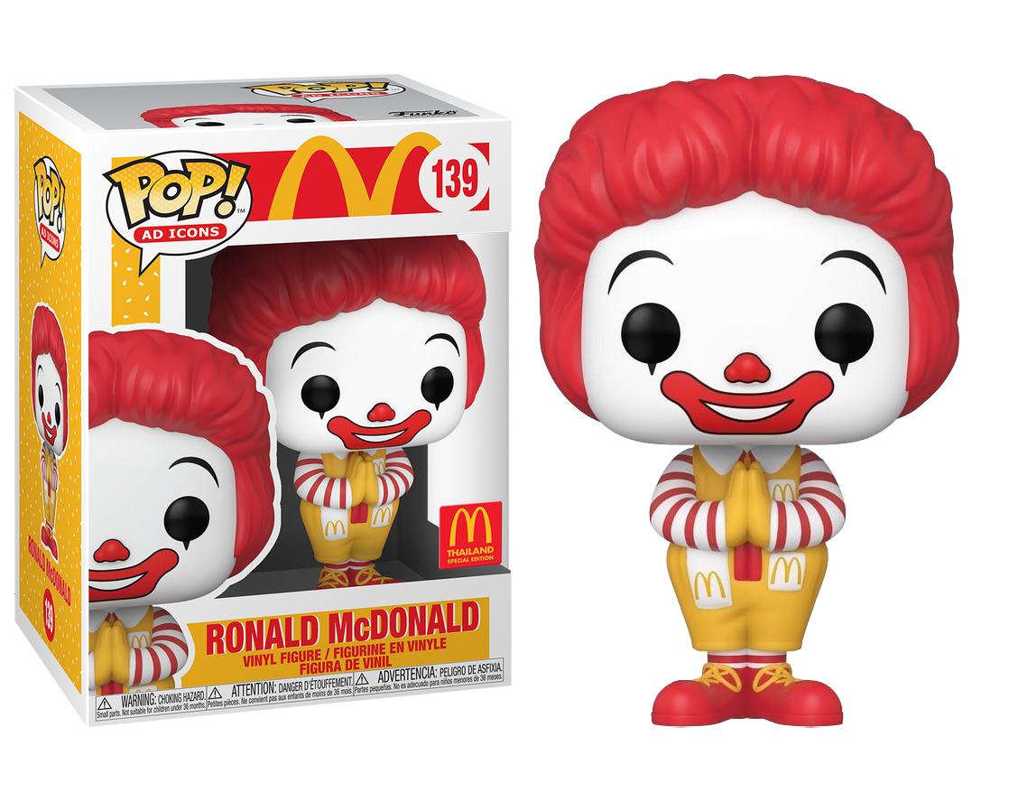 McDonald's - Ronald McDonald Thailand Special Edition Stickered Pop! Vinyl #139