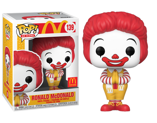 McDonald's - Ronald McDonald Thailand Special Edition Stickered Pop! Vinyl #139