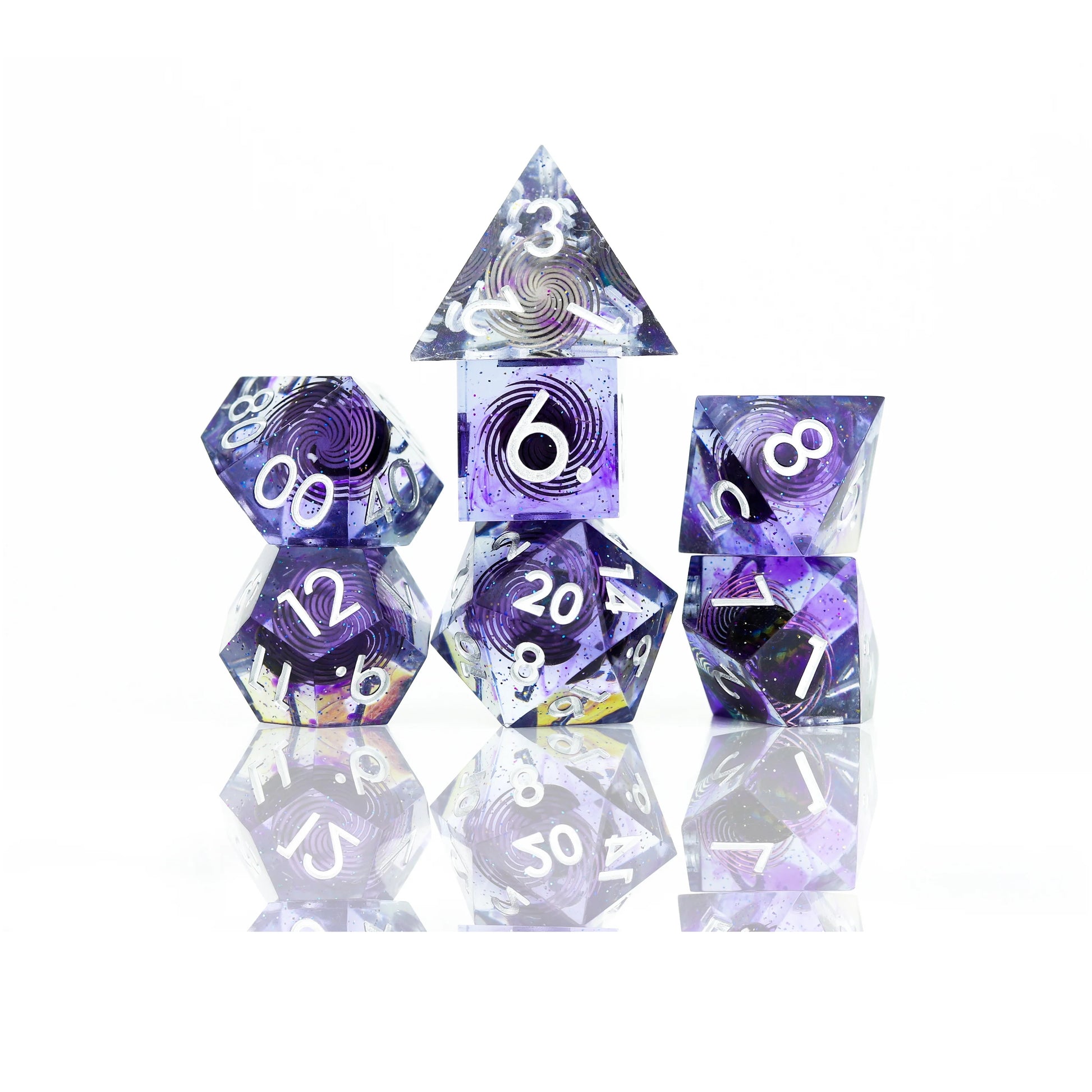 Sirius Dice - Sharp Midnight Dice Set 7